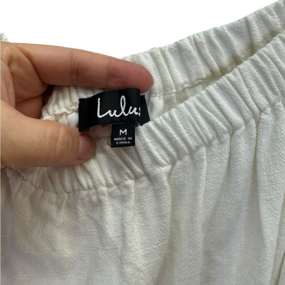 Lulus. White Blouse - Picture 6 of 10